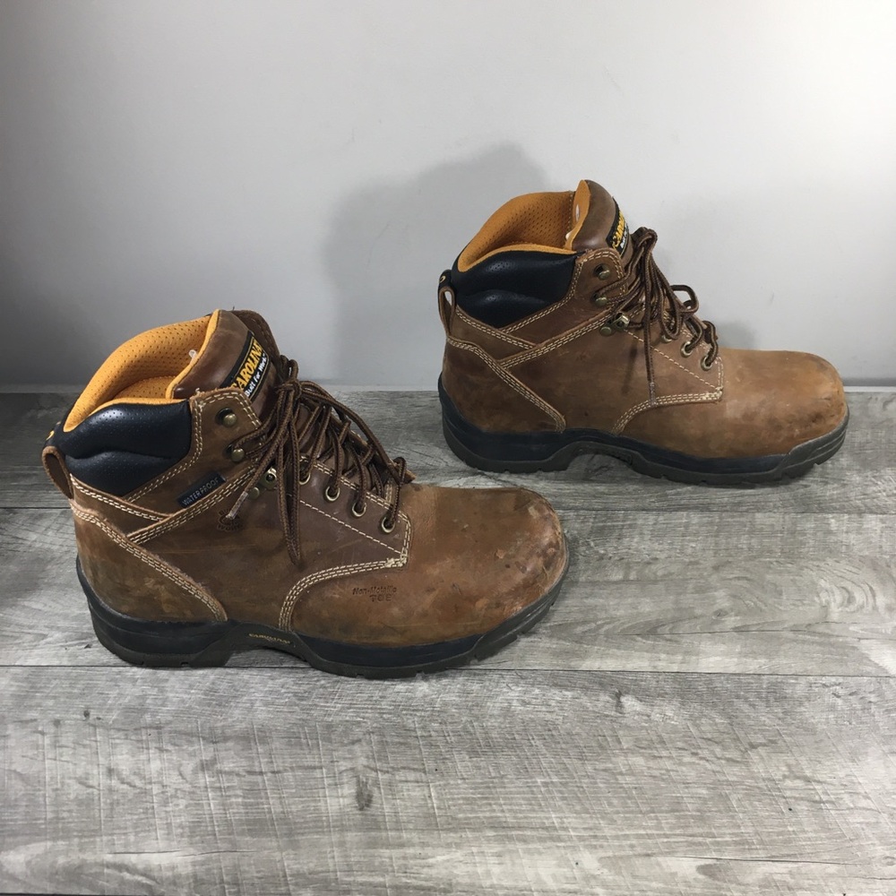 Mens Carolina CA5520 Bruno 6” Steel Toe Waterproof Leather Work Boots Size 9.5 - Picture 3 of 12